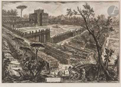 Giambattista Piranesi (1720-1778
)Villa Pamphili....