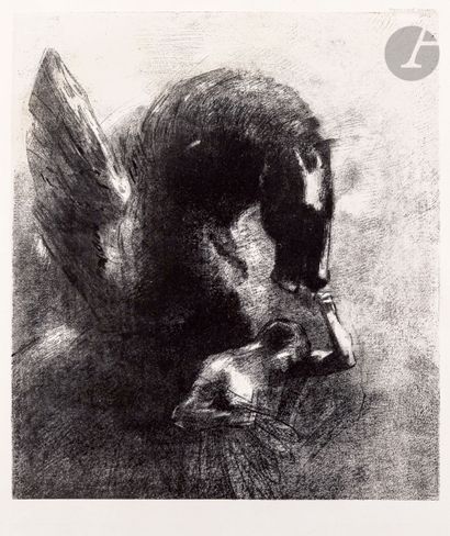 Odilon Redon (1840-1916)
Pégase captif. 1889....