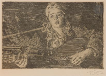 Anders Zorn (suédois, 1860-1920)
La Vieille...