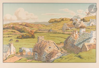 Henri Rivière (1864-1951)
Le Hameau (Aspects...