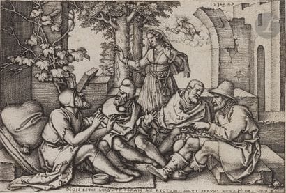 Hans Sebald Beham (1500-1550
)Job talking...