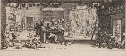Jacques Callot (1592-1635
)The Pillage of...