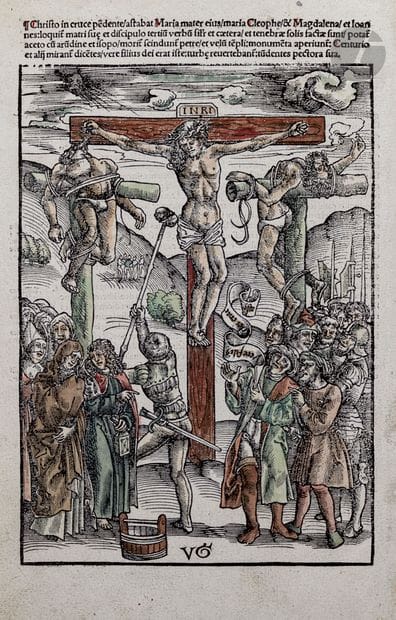 Urs Graf (c. 1485-1527
)3 pl. for The Passion...
