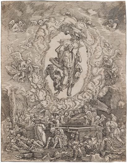 Albrecht Altdorfer (1480-1538
)The Resurrection....