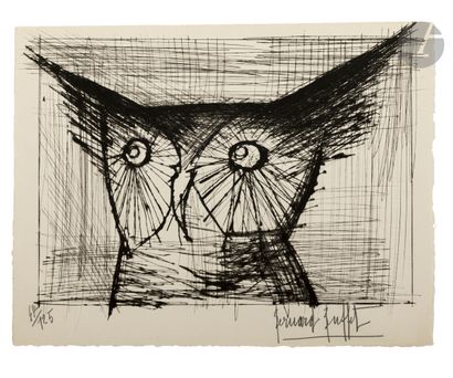 Bernard Buffet (1928-1999)
Tête de hibou....