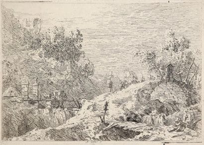 Antonio Canaletto (1697-1768)
Paysage de...