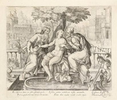 Crispin de Passe le Vieux (vers 1565-1637)
Suzanne...