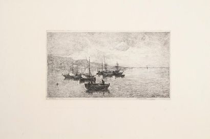 Adolphe Appian (1818-1898)
Flottille de barques...