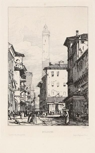 Richard Parkes Bonington (1802-1828)
Bologne....