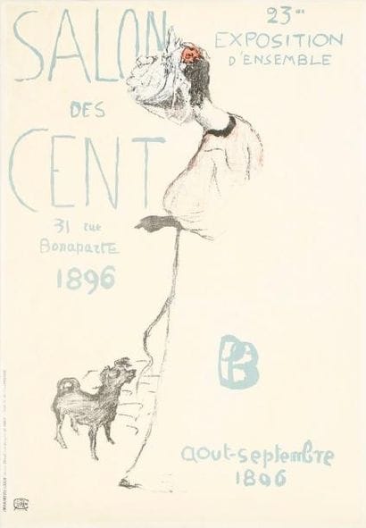 Pierre Bonnard (1867-1947)
Le Salon des Cent....