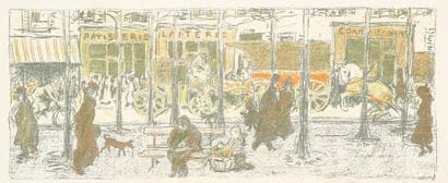 Pierre Bonnard (1867-1947)
Boulevard. Planche...