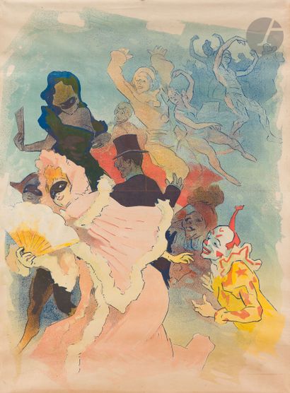 Jules Chéret (1836-1932)
Premier bal masqué,...