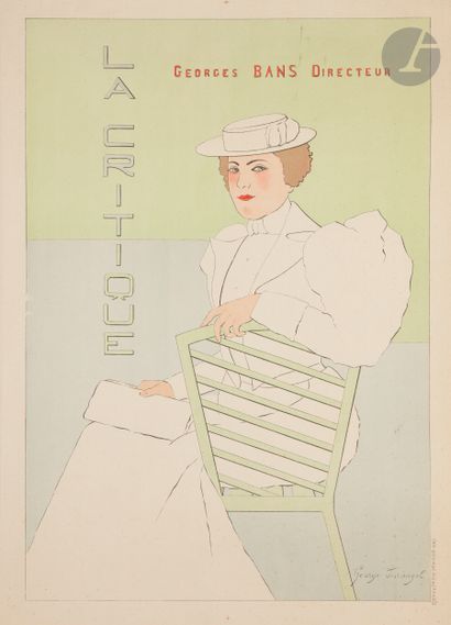 
Un lot d’affiches éditées pour La Critique,...