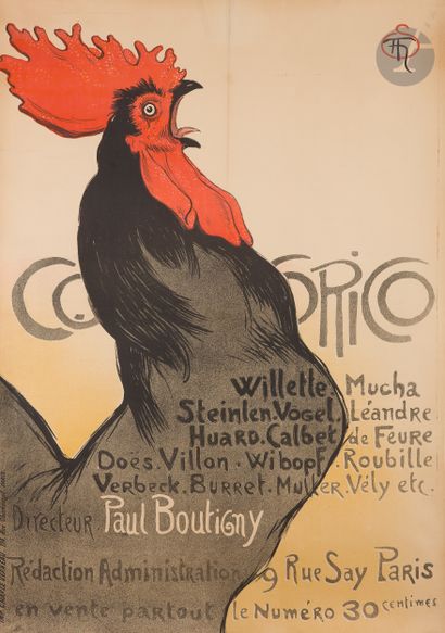 Théophile Alexandre STEINLEN (1859-1923)
Cocorico,...