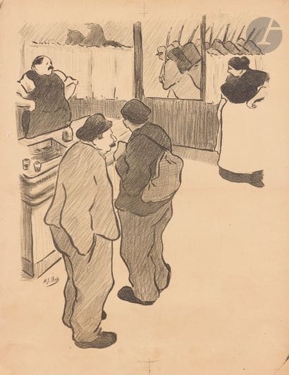 
 Henri Gabriel IBELS (1867-1936)

 L’Escarmouche,...