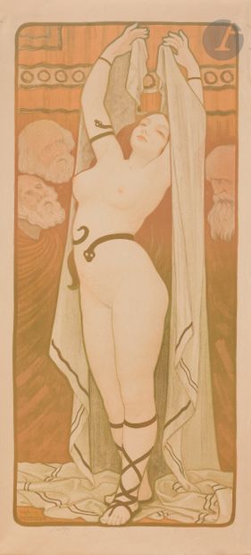 Paul Émile BERTHON (1872-1909)
Phryné, 1898
Chromolithographie....