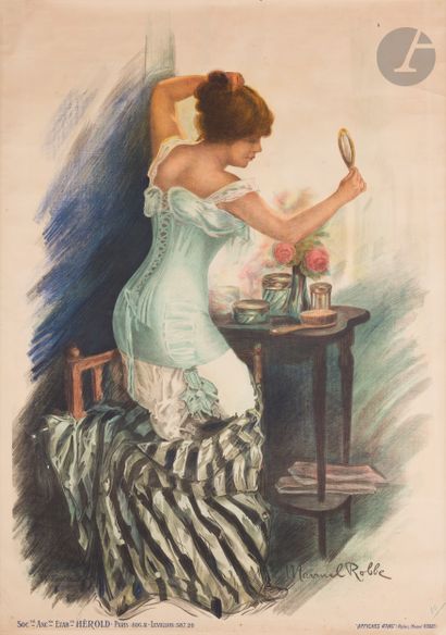 Manuel ROBBE (1872-1936)
Les Corsets Le Furet....