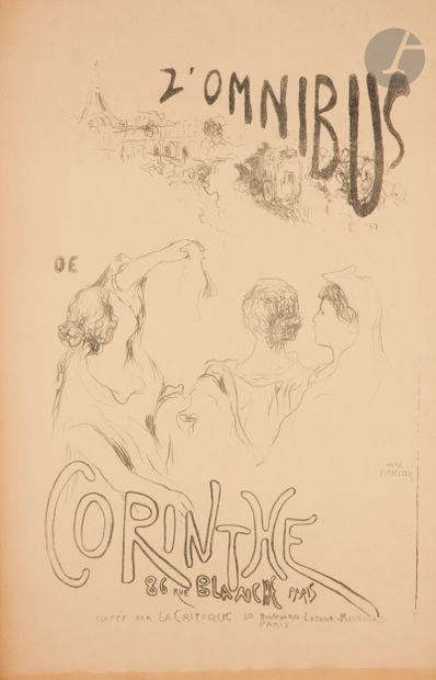 
Un lot d’affiches éditées pour La Critique,...