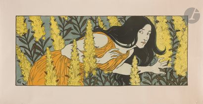 Eugène Samuel GRASSET (1841-1917)
Inquiétude,...