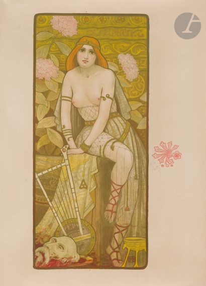 Paul Émile BERTHON (1872-1909)
Salomé, 1898
Chromolithographie....
