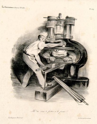 [LIBERTÉ DE LA PRESSE]. H. DAUMIER. Ah !...