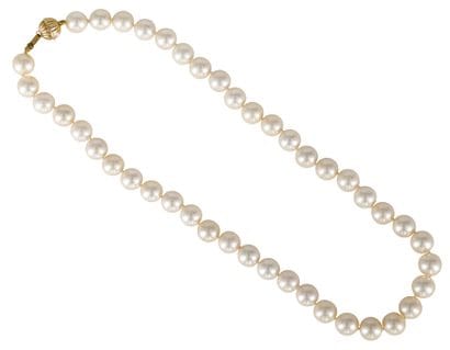 Collier de perles de culture, fermoir en...