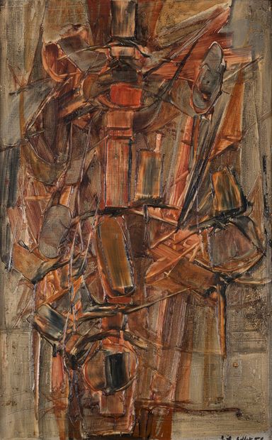 Roger Edgar GILLET (1924-2004
)Composition,...
