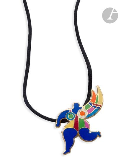 Niki de SAINT-PHALLE (1930-2002)
Nana
Broche-pendentif...
