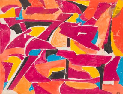 Marcel BURTIN (1902-1979
)CompositionGouache
on...