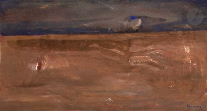 Árpád SZENES [Hungarian] 
(1897-1985)
CompositionGouache
.
Signed...
