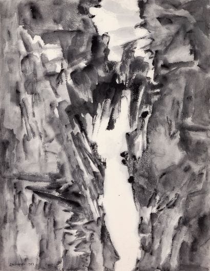 Pierre DMITRIENKO (1925-1974
)Frost, 1957Watercolor
and...