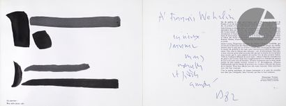 Olivier DEBRÉ (1920-1999
)Composition, 1982Inked
on...