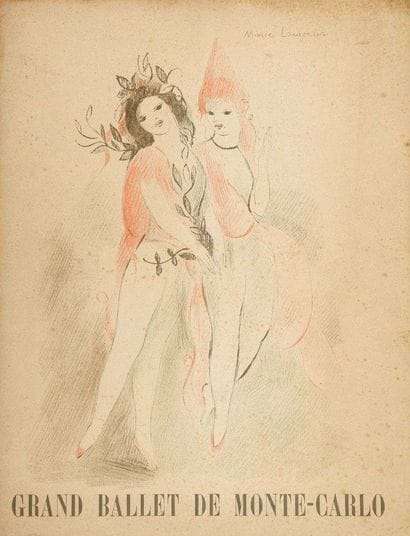 DANSE. Marquis de CUEVAS. 2 programmes illustrés,...