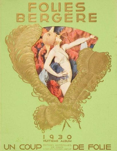 FOLIES BERGÈRE. 7 programmes-albums illustrés,...