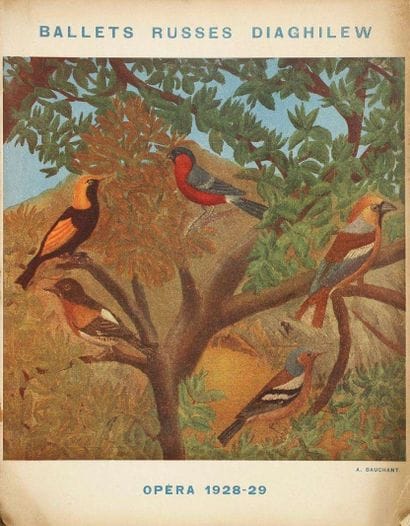 BALLETS RUSSES. Programme de la saison 1928-1929...