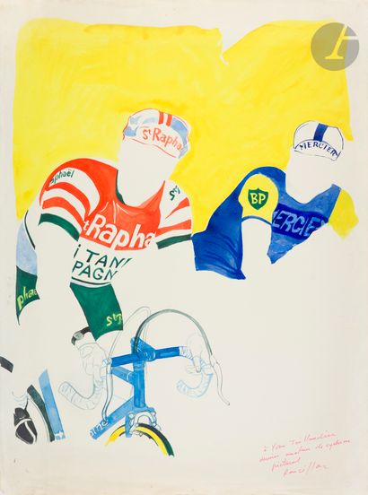 Bernard RANCILLAC (1931-2021)
Les Cyclistes,...