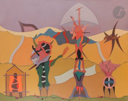 Jorge CAMACHO [cubain] (1934-2011)
Le Présent,...