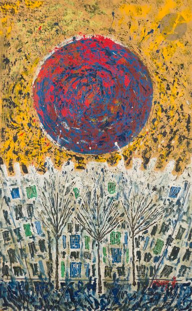 Laxman PAI [indien] (1926-2021)
Sun, 1959
Huile...