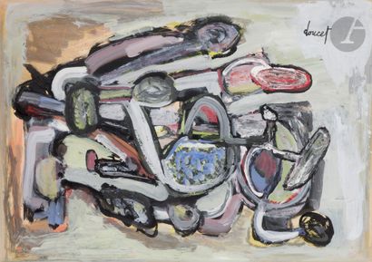Jacques DOUCET (1924-1994)
Sans titre, 1958
Gouache...