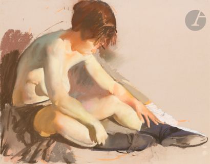 Tibor CSERNUS [hongrois] 
(1927-2007)
Nu...