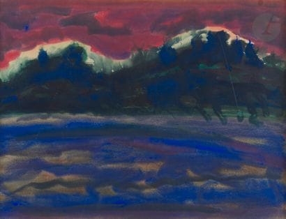 Beauford DELANEY [américain] (1901-1979)
Paysage,...