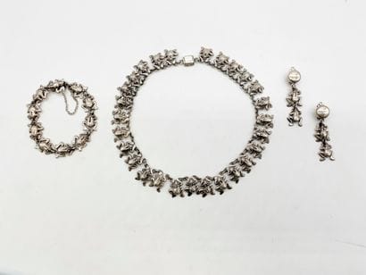 EMILIA (Mimi) CASTILLO 
Parure en argent...
