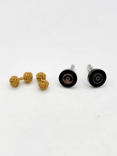 MONTBLANC 
Paire de boutons de manchettes...