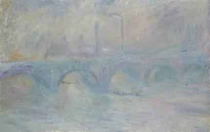 ANONYME
Paysage d'après MONET. Huile sur...