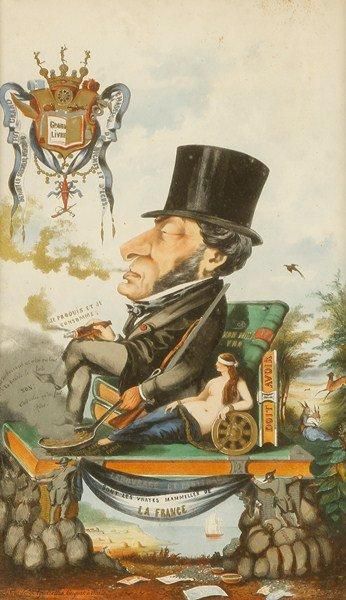 ANONYME
Caricature austro-hongroise, 1866....