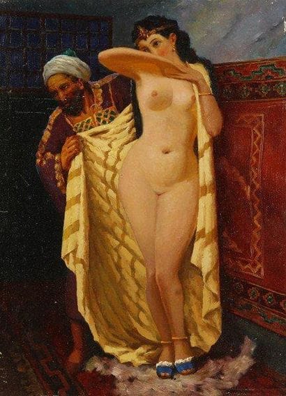 A. ARKHIPENKO
Odalisque, 1989. Huile sur...