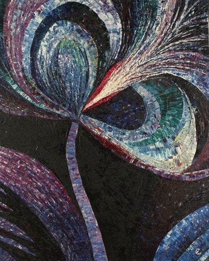 R.S BAZAROV
Fleur, 1989. Huile sur toile....