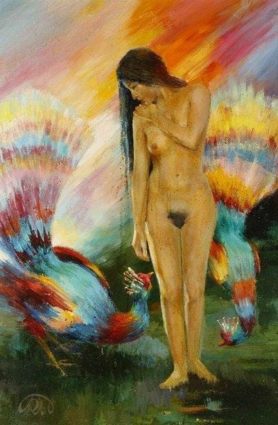 M. BEDERKHANOV
Illusions, 1991. Huile sur...