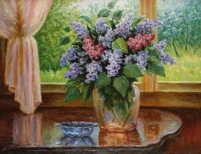 A. ANISCHENKO
Nature morte aux lilas, 1990....