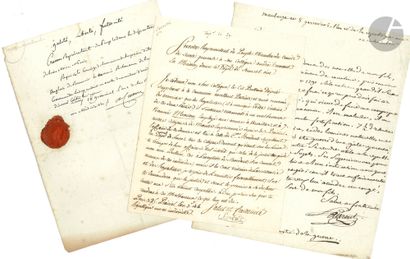 REVOLUTION and EMPIRE. 27 letters or pieces...